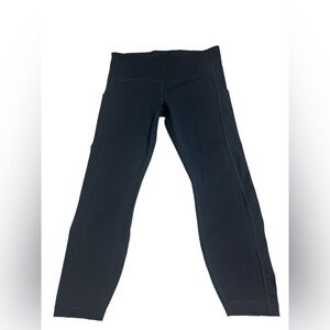 Athleta Blue Leggings Streamlined Comfort